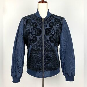 Anthropologie’s Clemence Floral Quilted Bomber Jacket